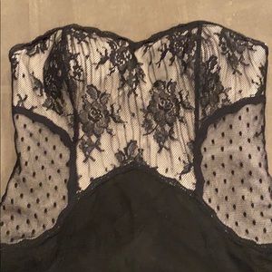 White house black market corset dress